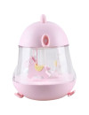 Detské svetielko s hudbou a kolotočom Ružové