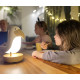 Detská lampa s reproduktorom Vtáčik Ružový