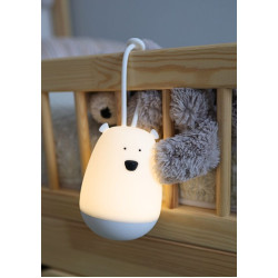 Detská závesná lampa s diaľkovým ovládaním Medvedík