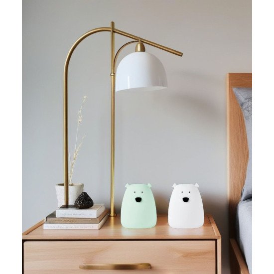 Detská dotyková lampa Malý medvedík Modrý