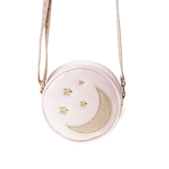 Skvelá malá kabelka s hviezdičkami a mesiacom je perfektná pre rôzne malé drobnosti.