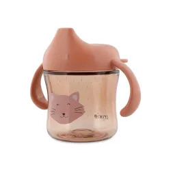 Hrnček s náustkom a úchytmi Mačka