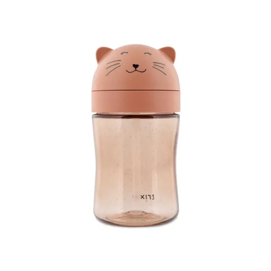 Hrnček so slamkou Mačka