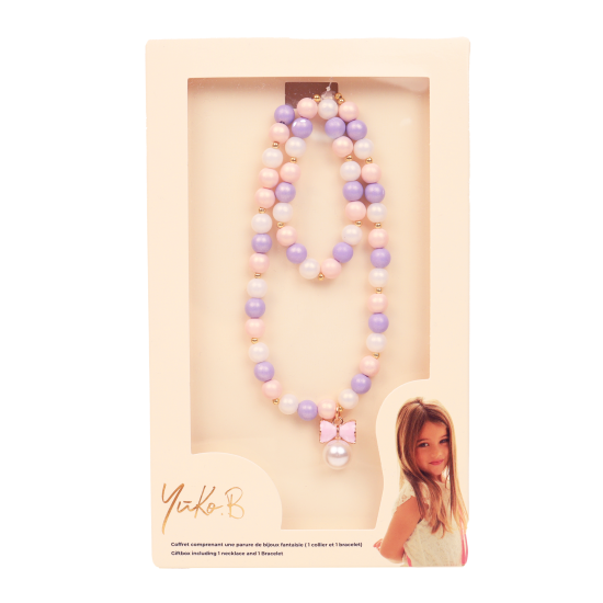 Roztomilý náramok a náhrdelník pre malú princeznú od Yuko B.