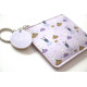 Fialová peňaženka s motívom zajačika od Yuko B.