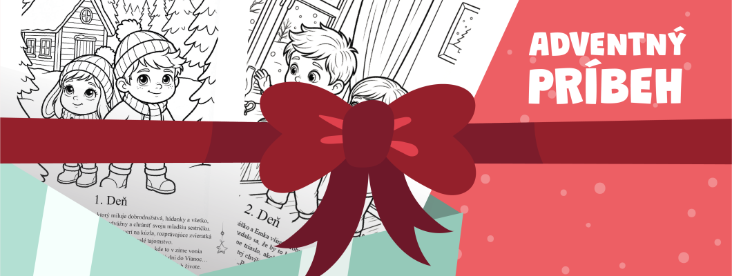 Adventné omaľovánky s príbehom: Každý deň nový diel kúzelného dobrodružstva