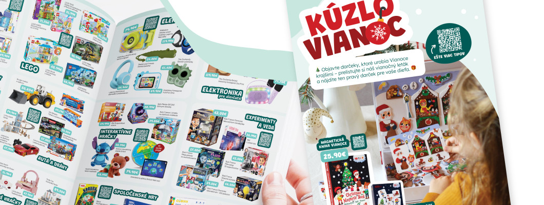 Vianoce sú za dverami: Inšpirujte sa darčekmi z nášho vianočného letáka