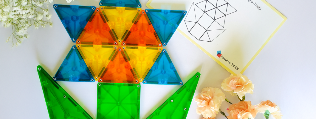 Jarná zábava s Magna-Tiles: predlohy na skladanie
