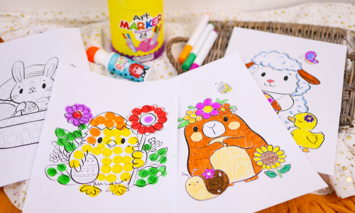 Stiahnite si: Veľkonočné omaľovánky