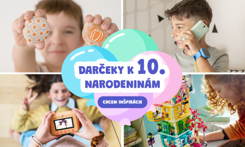 10. narodeniny ako veľký míľnik: Darčeky, ktoré potešia školákov