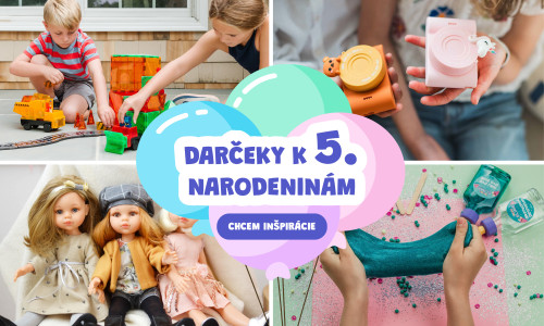 Tipy na darčeky k 5. narodeninám: Čo poteší predškoláka?