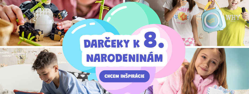 8. narodeniny plné dobrodružstiev: Darčeky, ktoré rozžiaria oči vašich školákov