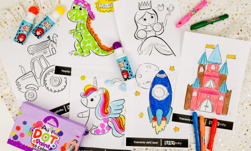 Stiahnite si: Omaľovánky s najobľúbenejšími motívmi