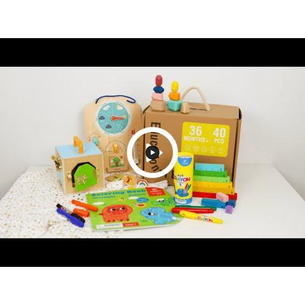 36+ mesiacov Edukačný box Škôlkár Didaktické hračky od 3 rokov Tooky Toy