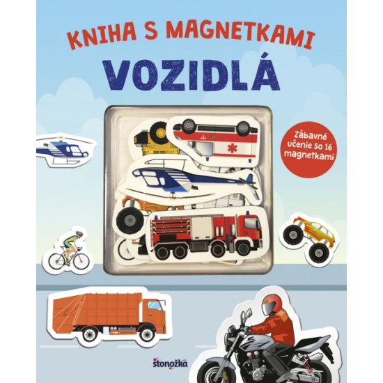 Kniha s magnetkami: Vozidlá
