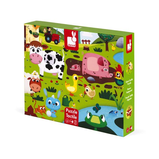 Dotykové puzzle Zvieratká na farme