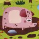 Dotykové puzzle Zvieratká na farme