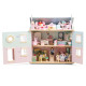 Luxusný dvojpodlažný ručne maľovaný domček pre bábiky. 