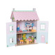 Luxusný dvojpodlažný ručne maľovaný domček pre bábiky s 37ks nábytku.