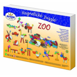 Magnetické puzzle ZOO 44ks