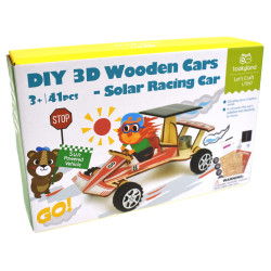 DIY 3D solárny model Závodné auto