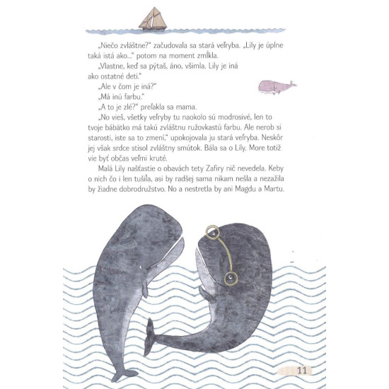 Ema a ružová veľryba