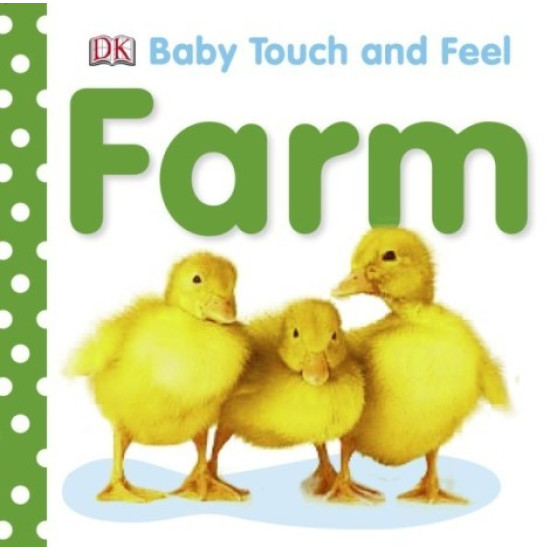 Obľúbené detské dotykové leporelo Farm predstaví batoľatám život na farme.