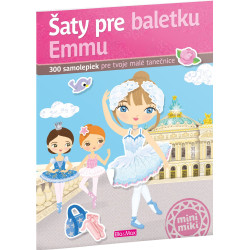 Šaty pre baletku EMMU – Kniha samolepiek