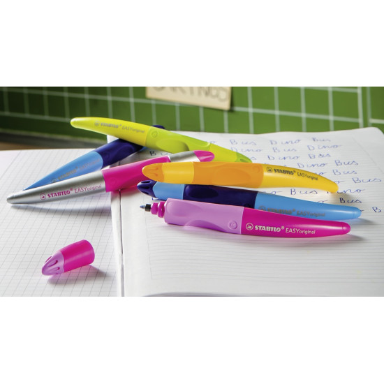 Ergonomické pero guľôčkové Ružové pre pravákov