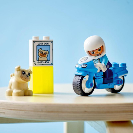 LEGO DUPLO Policajná motorka