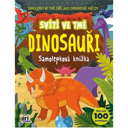 Svítí ve tmě - Dinosauři Samolepková knížka (CZ)