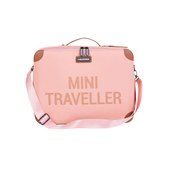 Cestovný kufor Mini Traveller Ružový