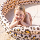 Nafukovací bazén pre deti Leopard béžový 150 cm