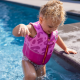 Plávacia vesta pre deti Leopard ružový 3-5 rokov