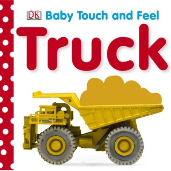 Leporelo Baby Touch and Feel Trucks je neodmysliteľným pokladom v knižnici každého batoľaťa, ktoré fascinujú kolesá.