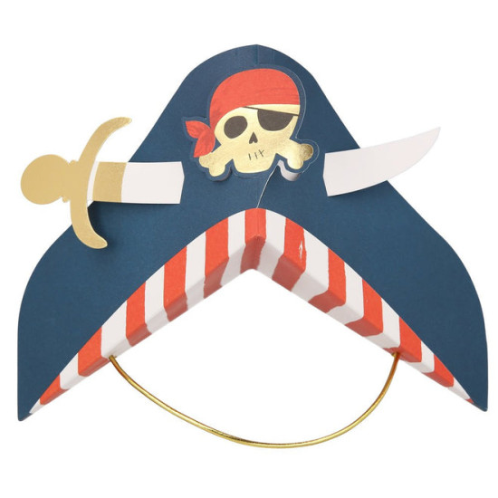 Párty čiapky Piráti 8ks
