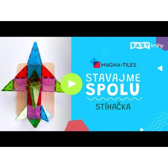 Originálna 100 dielna magnetická stavebnica MAGNA-TILES