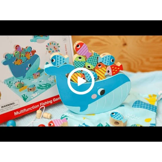 Chytanie rybičiek multifunkčná hra Tooky toy