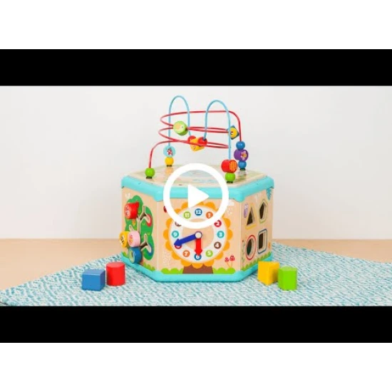 Šesťuholníková kocka s aktivitami 7v1 Tooky Toy