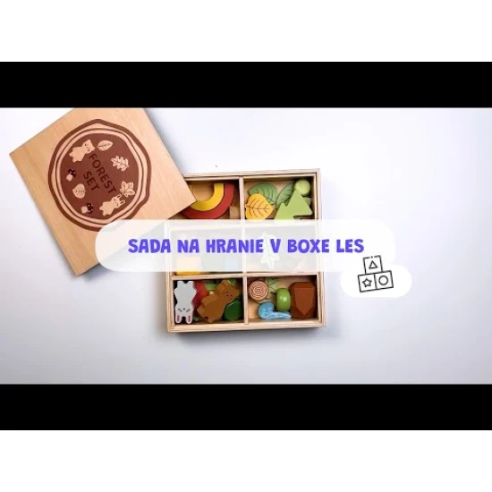 Drevený hrací set Les Tooky Toy