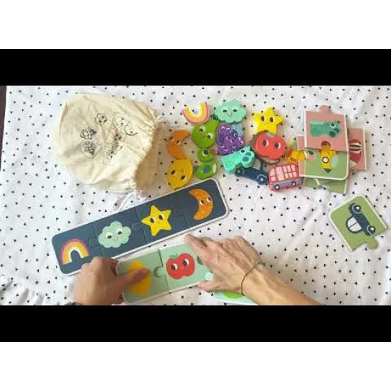 Senzorické pexeso a puzzle na rozvoj motoriky a pamäti