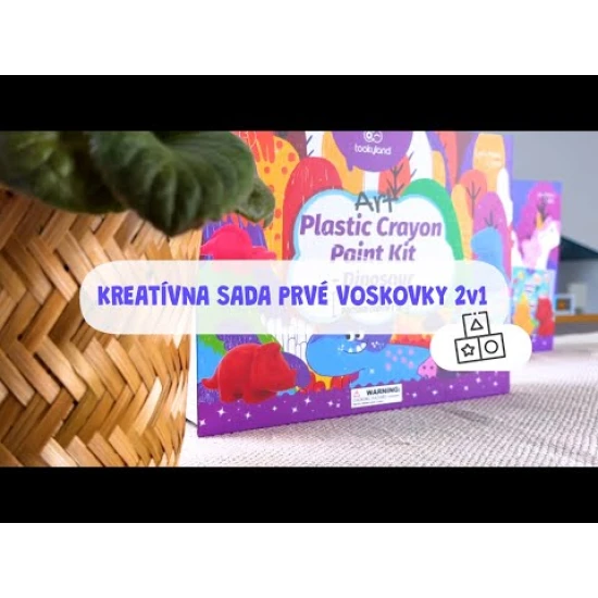 Kreatívna sada Voskovky pre najmenších Dinosaurus Tookyland.