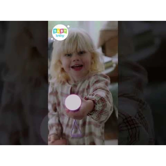 Moderná, ekologická a praktická stmievateľná baterka v ružovej farbe.