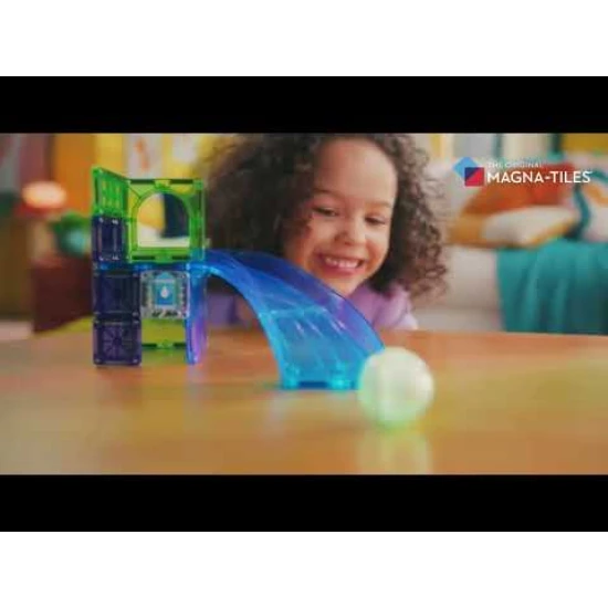 Magnetická stavebnica MAGNA-TILES Hamster Ball – 13 dielov vrátane loptičky a figúrky škrečka