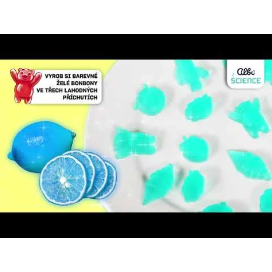 Sada Ovocné medvedíky – tvorenie želé cukríkov s Albi Science.