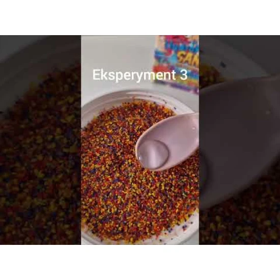 Hydrofóbny piesok Set 5 farieb s akváriom