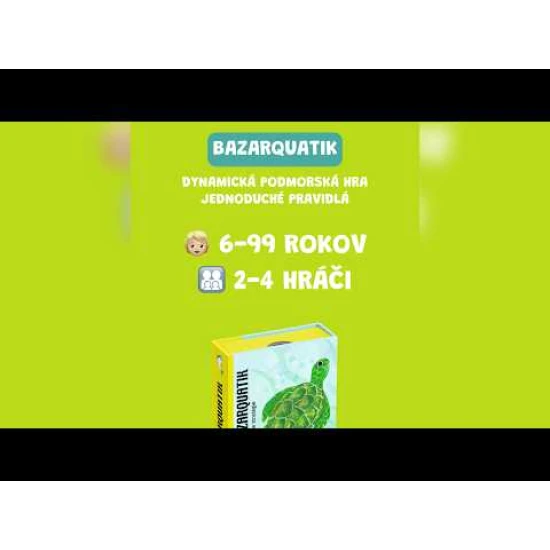 Kartova hra Bazarquatik Djeco – podmorska strategicka hra pre deti aj rodiny od 6 rokov.