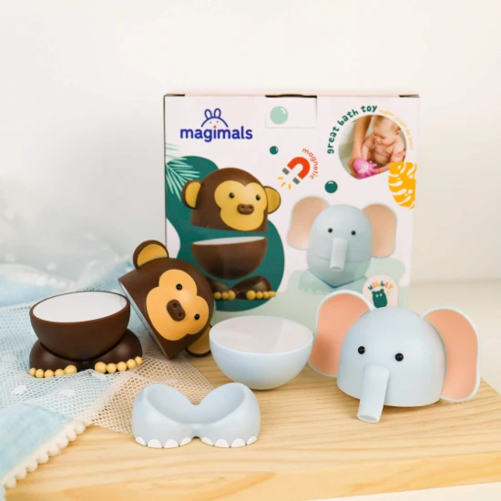 Magnetická skladačka pre bábätká Safari Magimals