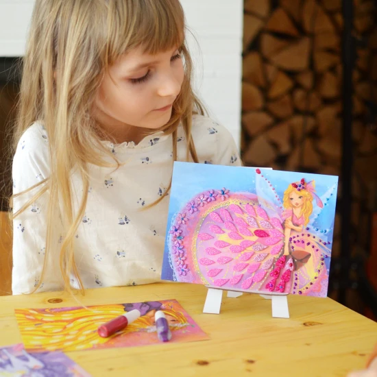 Kreatívna súprava Trblietavá mozaika Svet víl  Crea Lign