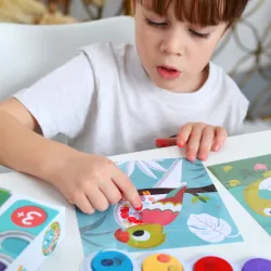 Maľovanie prstovými farbami Domáce zvieratká 3+